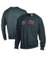 ფოტო #1 პროდუქტის Women's Gray Ohio State Buckeyes Oversized Pullover Sweatshirt