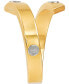 ფოტო #4 პროდუქტის Rivet Coil Statement Ring in 10k Gold & White Gold