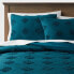 Фото #1 товара Tufted Diamond Crinkle Duvet Cover & Sham Set - Threshold