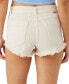 ფოტო #2 პროდუქტის Juniors' Bowie Mid-Rise Denim Shorts