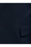 Basic Blazer Ceket Dikiş Detaylı Düğmeli Cepli
