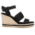 Фото #1 товара TOMS Madelyn Espadrille Wedge Womens Black Casual Sandals 10019712T