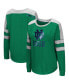 ფოტო #1 პროდუქტის Women's Green Notre Dame Fighting Irish Trey Dolman Long Sleeve T-shirt
