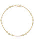 ფოტო #4 პროდუქტის Diamond Bezel Link Bracelet (1/2 ct. t.w.) in 14k Gold
