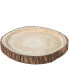 Wood Tree Bark Indented Display Tray Serving Plate Platter Charger