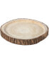 Фото #2 товара Wood Tree Bark Indented Display Tray Serving Plate Platter Charger