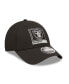 Фото #3 товара Men's Black Las Vegas Raiders Framed Af 9Forty Snapback Hat