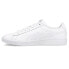 Фото #3 товара Puma Vikky V3 Leather Lace Up Womens White Sneakers Casual Shoes 38311502