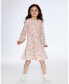 ფოტო #3 პროდუქტის Girl French Terry Dress Pink Jasmine Flower Print - Child