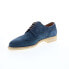 Фото #8 товара Bruno Magli Milano BM2MILN1 Mens Blue Suede Oxfords Wingtip & Brogue Shoes