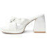 Фото #3 товара COCONUTS by Matisse Esme Platform Womens White Dress Casual ESME-111