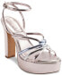 Фото #1 товара Women's Delicia Strappy Platform Dress Sandals