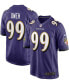 Фото #3 товара Men's Odafe Oweh Purple Baltimore Ravens 2021 NFL Draft First Round Pick Game Jersey