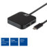 Фото #1 товара ACT USB-C Hub 4x USB-A voedingsadapter