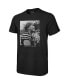 Фото #3 товара Men's Threads Justin Fields Black Chicago Bears Oversized Player Image T-shirt