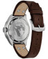 ფოტო #3 პროდუქტის Eco-Drive Men's Star Wars Han Solo Brown Leather Strap Watch 43mm