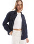 Фото #2 товара JDY denim jacket in dark wash