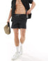 Jack & Jones swim shorts with logo trim in black