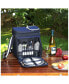 Фото #6 товара Insulated Picnic Basket, Cooler Equipped with Service for 2
