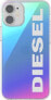 Фото #2 товара Чехол для смартфона Diesel Snap Case Holographic с белым логотипом FW20