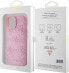 Guess Guess GUHCP15SP4EPMP iPhone 15 / 14 / 13 6.1" różowy/pink hardcase Leather 4G Stamped