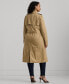 ფოტო #2 პროდუქტის Plus Size Double-Breasted Trench Coat