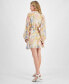 ფოტო #1 პროდუქტის Women's Zinna Floral-Print Faux-Wrap Dress