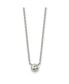 ფოტო #1 პროდუქტის Glass Pendant Cable Chain Necklace a 2 inch Extension Necklace