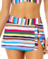 Фото #1 товара Women's Paneled Side-Slit Swim Skirt