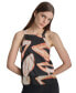 ფოტო #1 პროდუქტის Women's Printed Square Neck Sleeveless Top