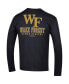 Men's Black Wake Forest Demon Deacons Team Stack Long Sleeve T-shirt