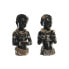 Decorative Figure DKD Home Decor 20,5 x 18 x 35 cm Black Colonial African Woman (2 Units)