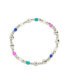 Gold-Tone or Silver-Tone Colored and Cultured Pearl Beaded Truvy Stretch Bracelet