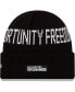 ფოტო #3 პროდუქტის Men's Black Seattle Seahawks Team Social Justice Cuffed Knit Hat