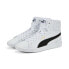 Фото #5 товара Puma Vikky V3 Mid L 38761001 Womens White Leather Lifestyle Sneakers Shoes