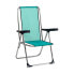 Фото #1 товара Пляжный стул Alco Многопозиционная Зеленый Алюминий 63 x 101 x 65 cm