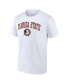 Фото #1 товара Men's White Florida State Seminoles Campus T-shirt