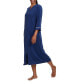 Фото #1 товара Women's Solid-Color Long-Sleeve Zip Robe