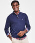 Фото #1 товара Men's Navtech Classic-Fit Solid Quarter Zip Sweater