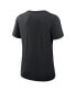 ფოტო #3 პროდუქტის Women's Black Miami Marlins Authentic Collection Performance Scoop Neck T-shirt