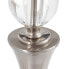 Фото #3 товара Настольная лампа Белый Серебристый лён Металл Стеклянный Железо 40 W 220 V 30 x 30 x 67 cm