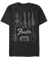 ფოტო #1 პროდუქტის Men's Chart Short Sleeve Crew T-shirt