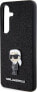 Фото #6 товара Karl Lagerfeld Karl Lagerfeld KLHCS24MGKNPSK S24+ S926 black/black hardcase Fixed Glitter Ikonik Logo Metal Pin