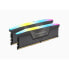 Фото #2 товара RAM -Speicher - Corsair - Rache RGB DDR5 - 32 GB 2x16 GB DIMM - 5200 MHz - 1,25 V - Grau (CMH32GX5M2B5200Z40K)