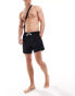 Фото #3 товара Hollister 5inch swim shorts in black