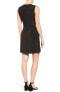 Michael Kors Women's Studded Tulle Inset Party Dress Sleeveless Black Size 0