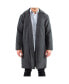 ფოტო #4 პროდუქტის Men's Zach Knee Length Jacket Top Coat Trench Wool Blend Overcoat