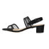Фото #3 товара Nina Ganice Block Heels Evening Womens Black Dress Sandals GANICE-BLK