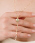 Polished Pebble Crystal Chain Lariat