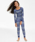 Фото #1 товара Little & Big Kid Snug-Fit Hanukkah Pajamas Set, Created for Macy's